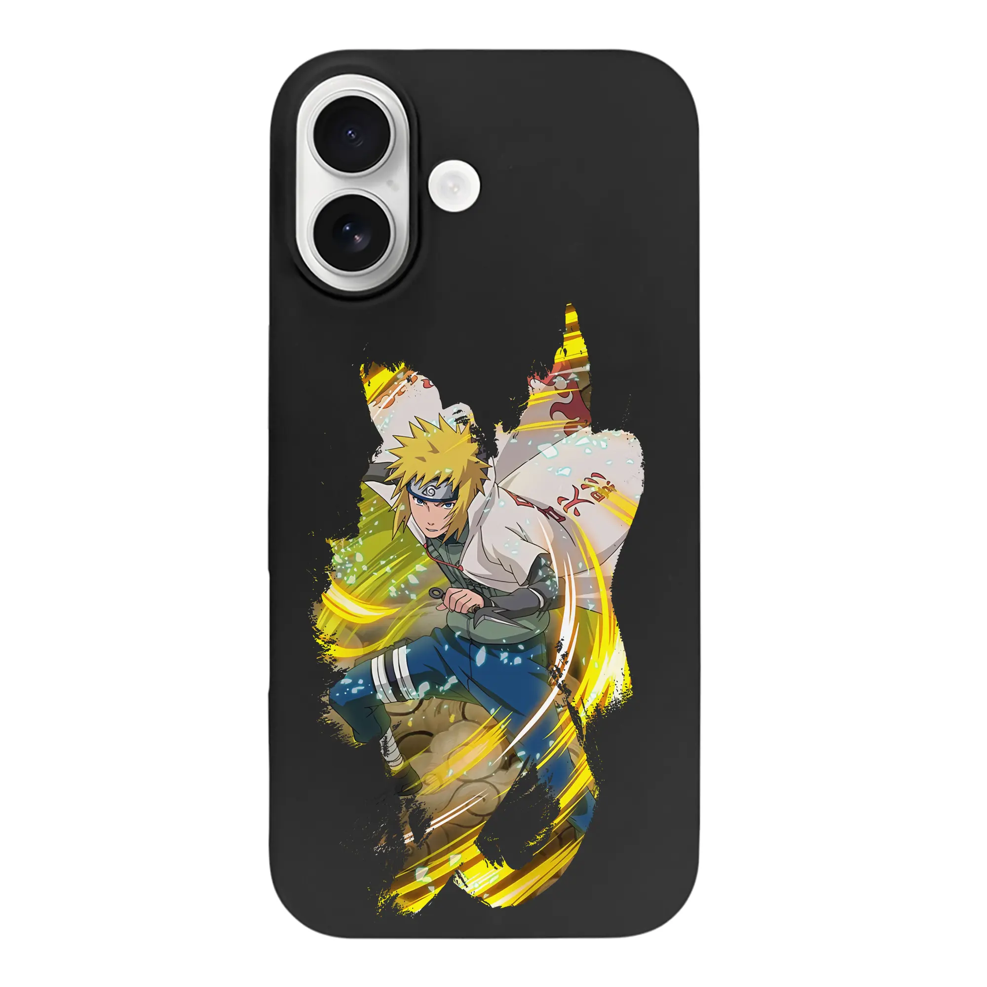 ナルト グッズ 波風 ミナト - iPhone 17 シリーズ シリコンケース 薄型 耐衝撃 指紋防止 ソフトタッチカバー 精密フィット 傷防止 保護ケース iPhone 17/17 Air/17 Pro/17 Pro Max 対応